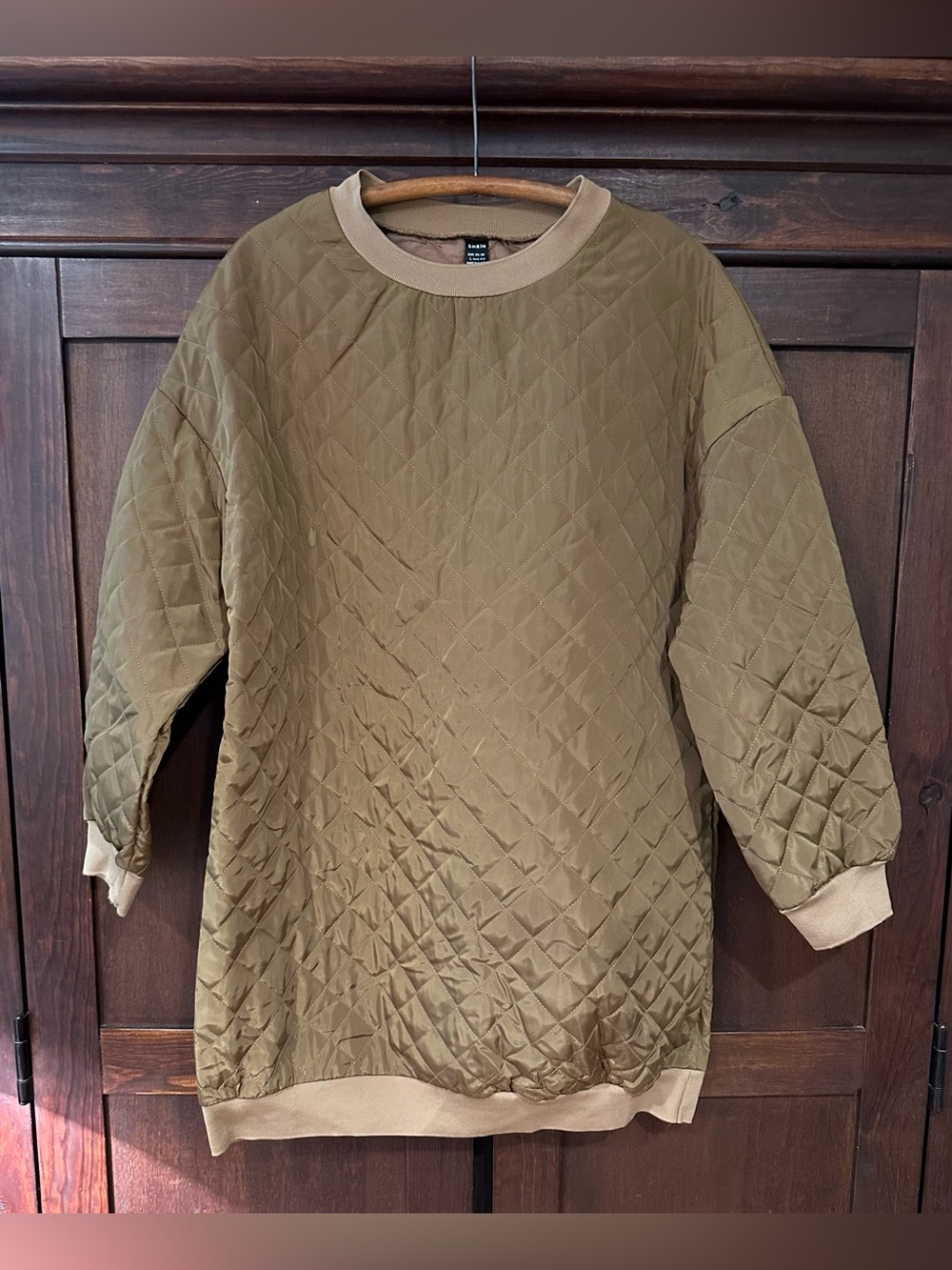 SHEIN • quilted pullover • tunic